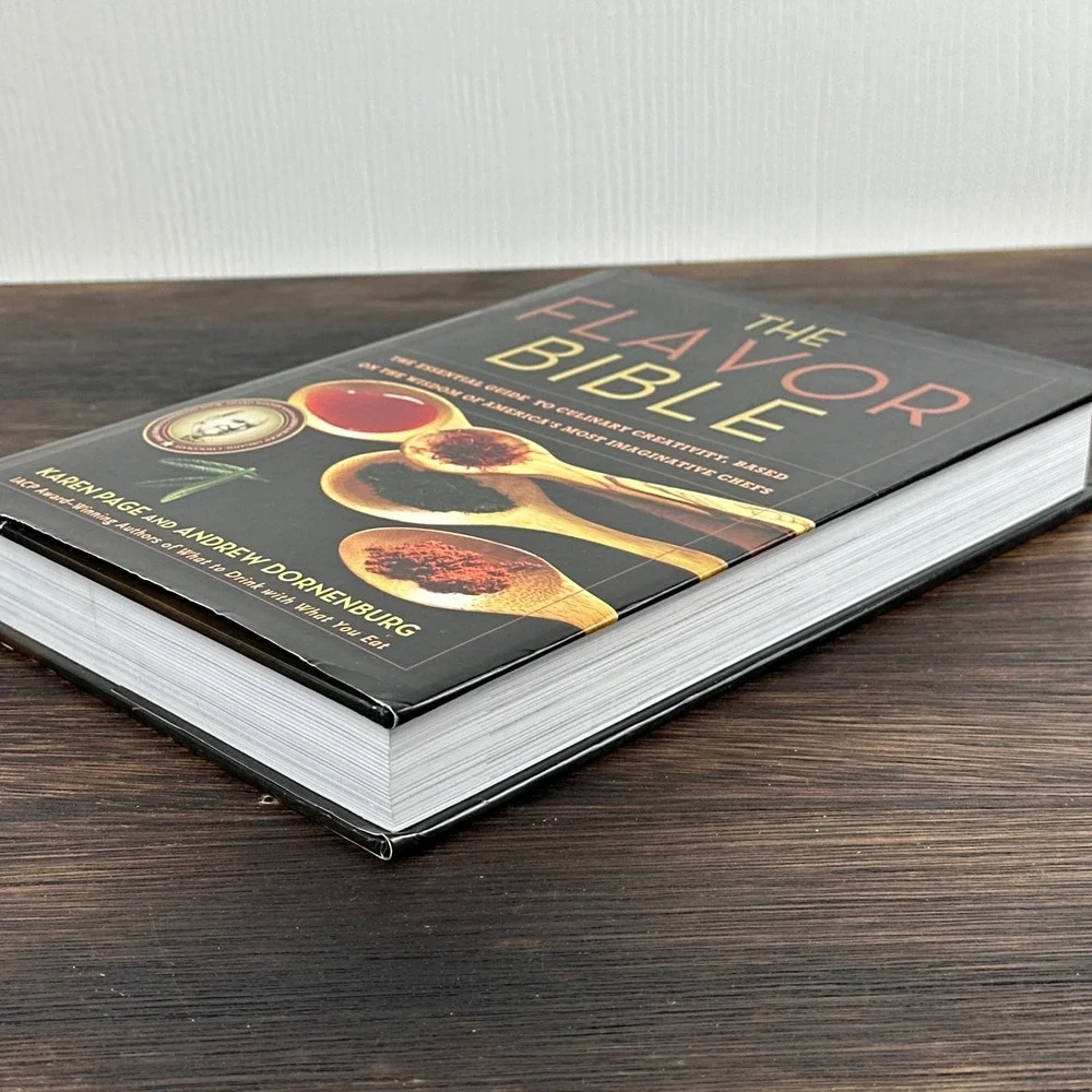 The Flavor Bible Karen Page Andrew Dornenburg Hardcover Culinary Guide Book
